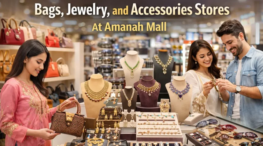 Bags, Jewelry, and Accessories Stores at Amanah Mall