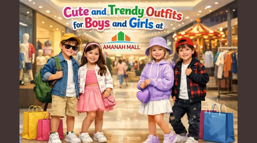 Cute and Trendy Outfits for Boys and Girls at Amanah Mall