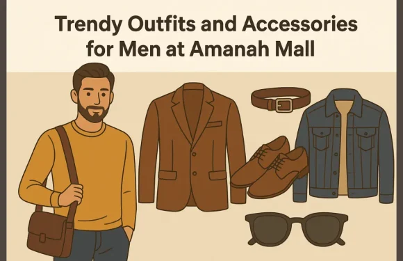 Trendy Outfits and Accessories for Men at Amanah Mall