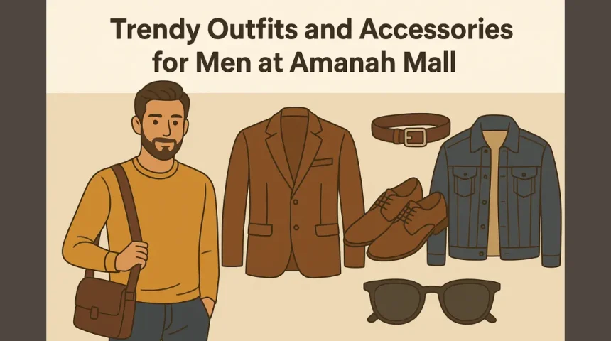 Trendy Outfits and Accessories for Men at Amanah Mall