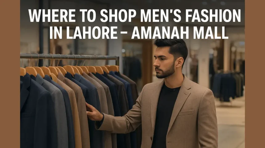 Where to Shop Men’s Fashion in Lahore – Amanah Mall